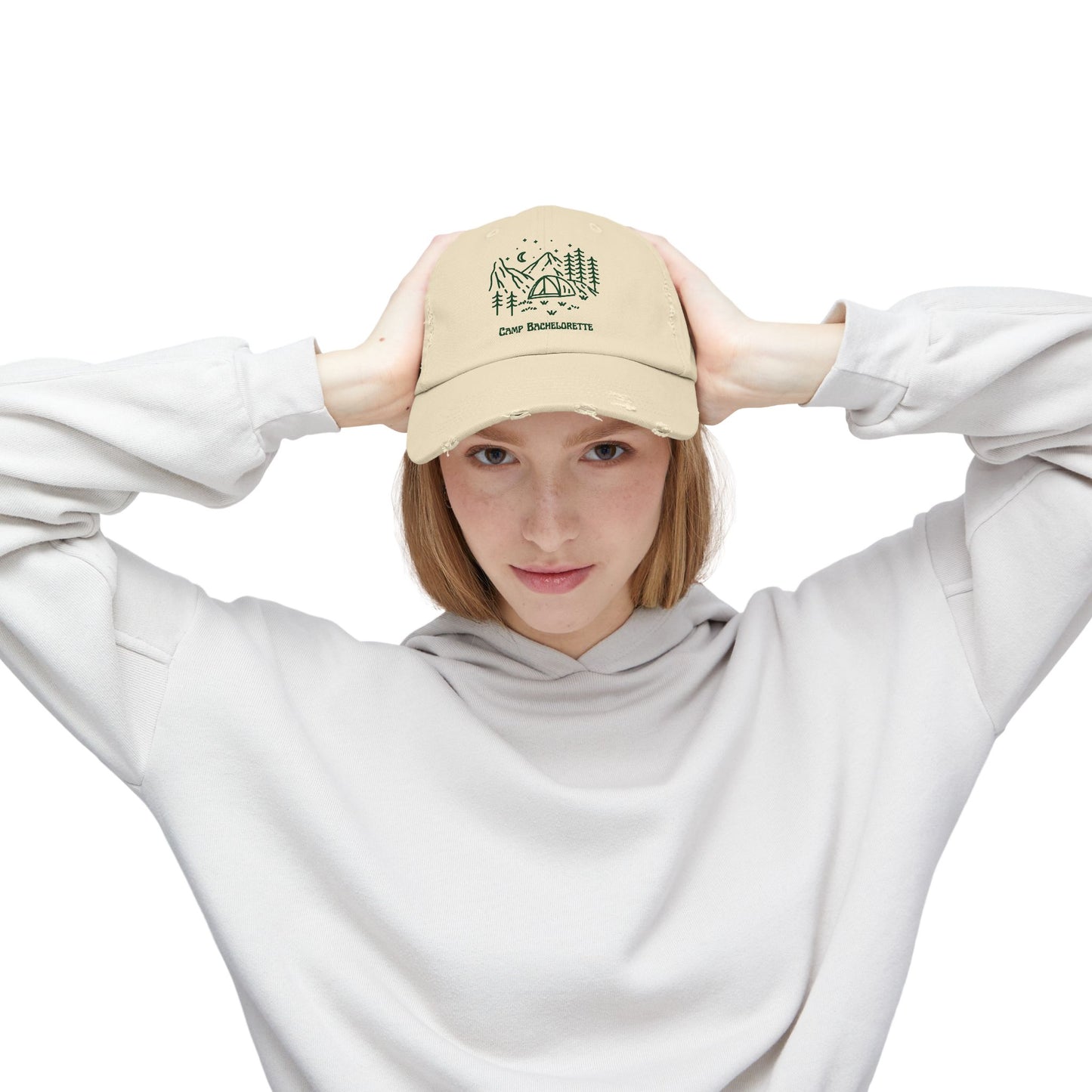 Camp Bachelorette Distressed Hat