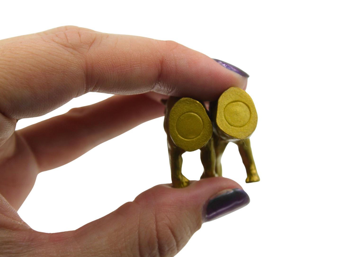 Gold Safari Animal Magnet Place Card Holder & Party Favor