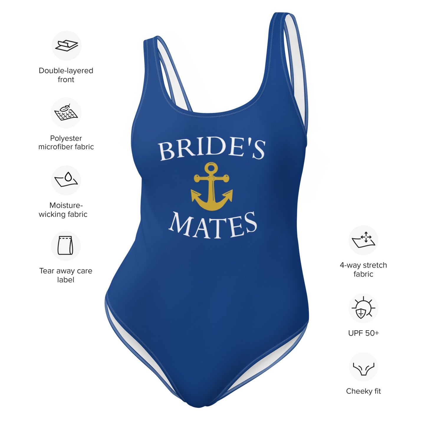 Edie Rose Brides Mates One-Piece Swimsuit Last Sail Before the Veil