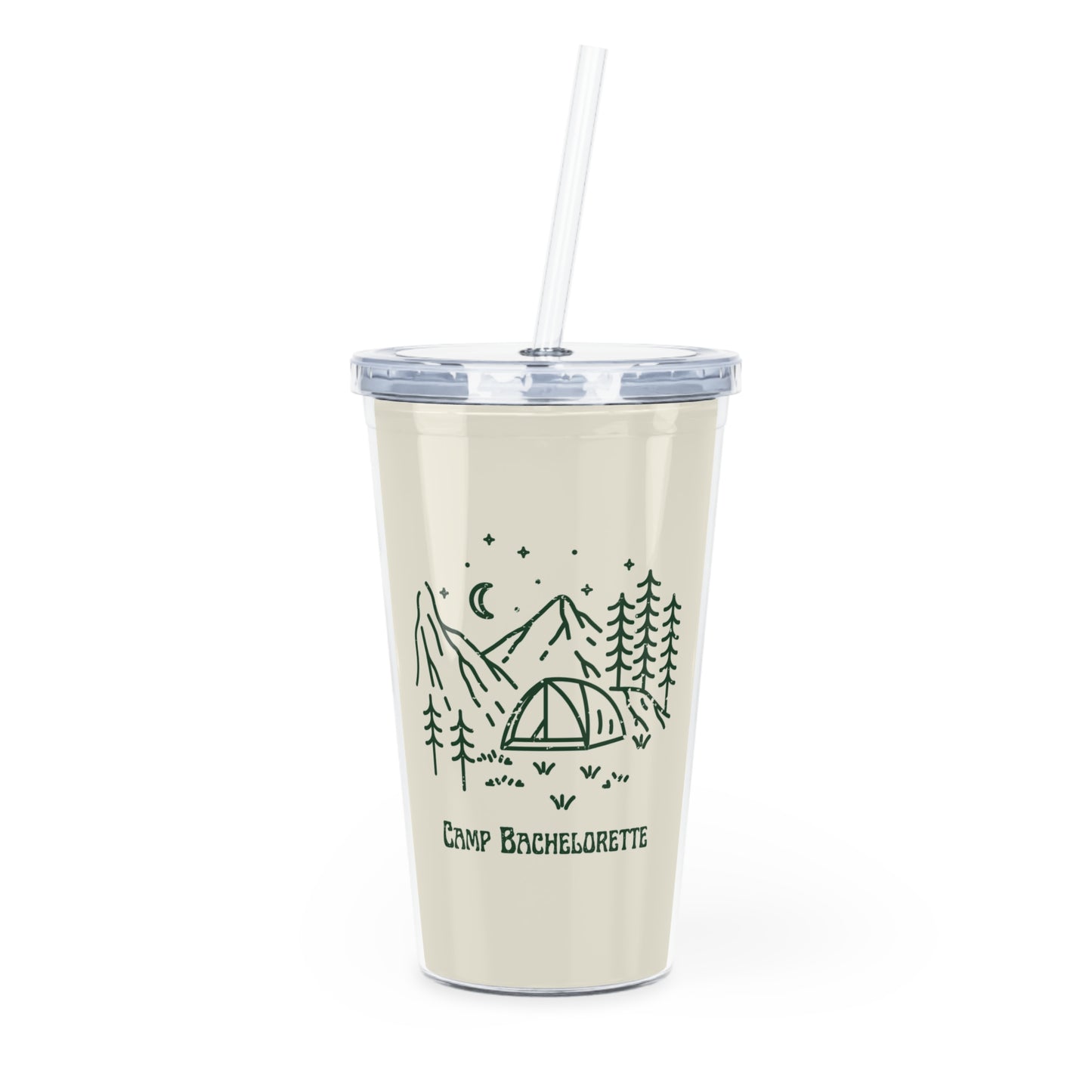 Edie Rose Camp Bachelorette Tumbler with Straw - 20oz, BPA-Free