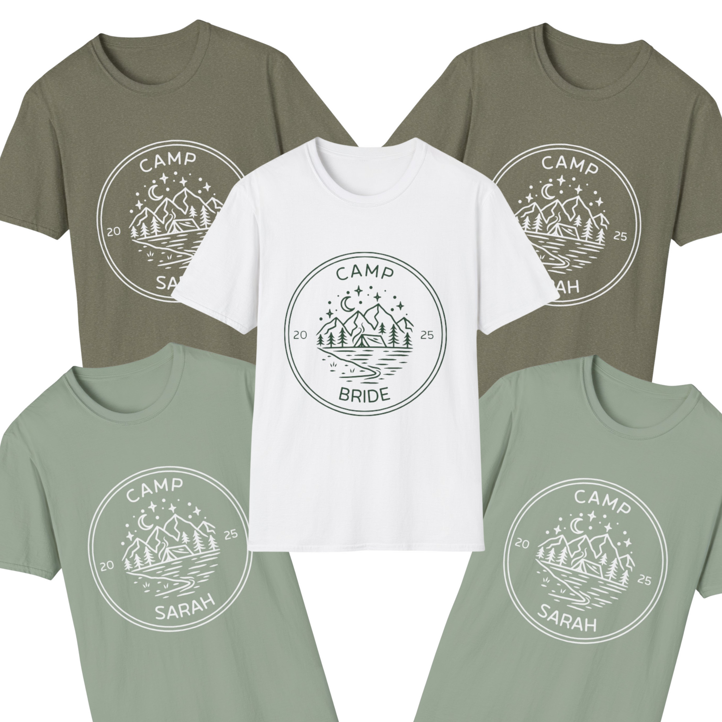 Edie Rose Custom Camp Bachelorette Softstyle T-Shirt