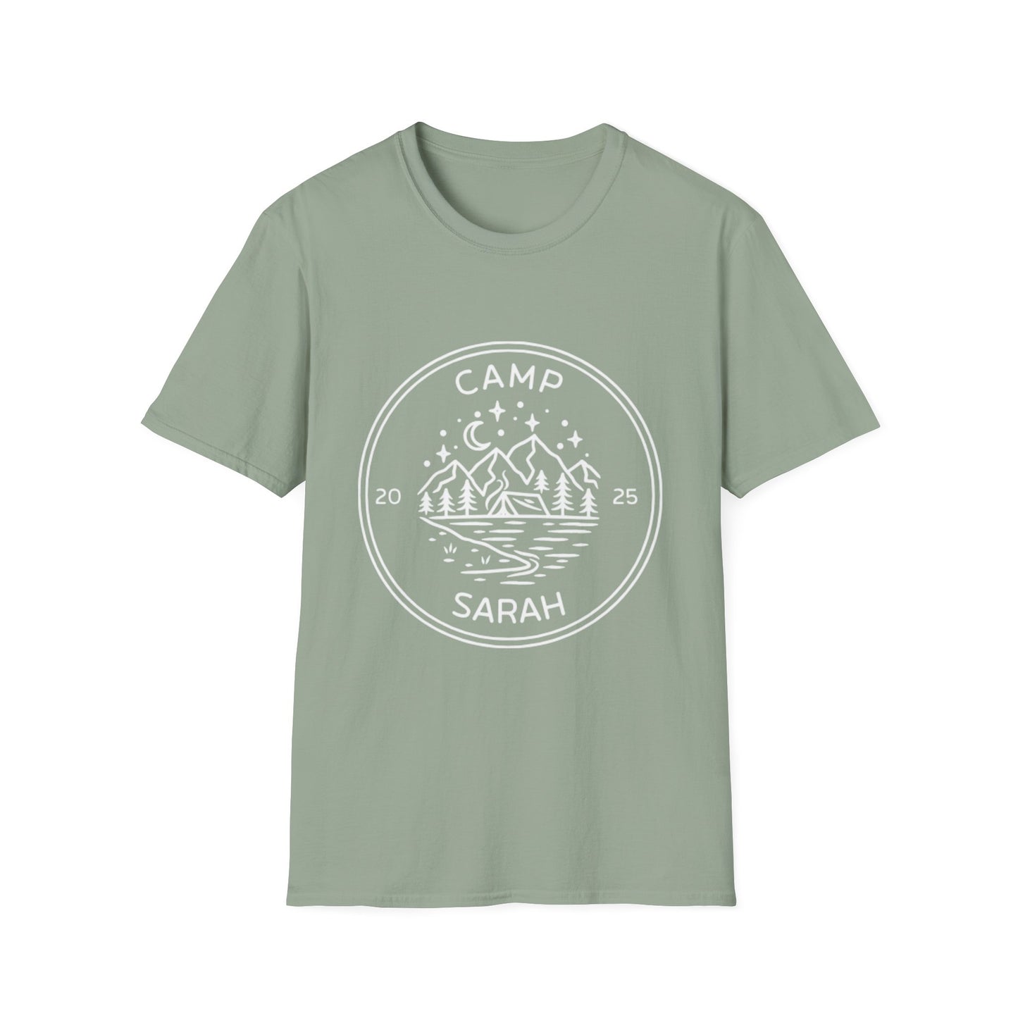 Edie Rose Custom Camp Bachelorette T-Shirt – White for the Bride, Green for the Crew