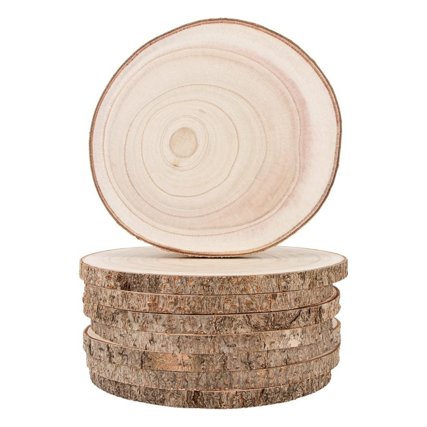Large Natural Wood Slices – Rustic Wedding Decor