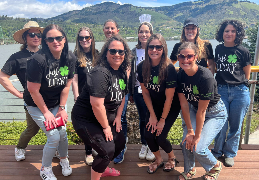 Lucky in Love, Just Lucky Bachelorette Shirts