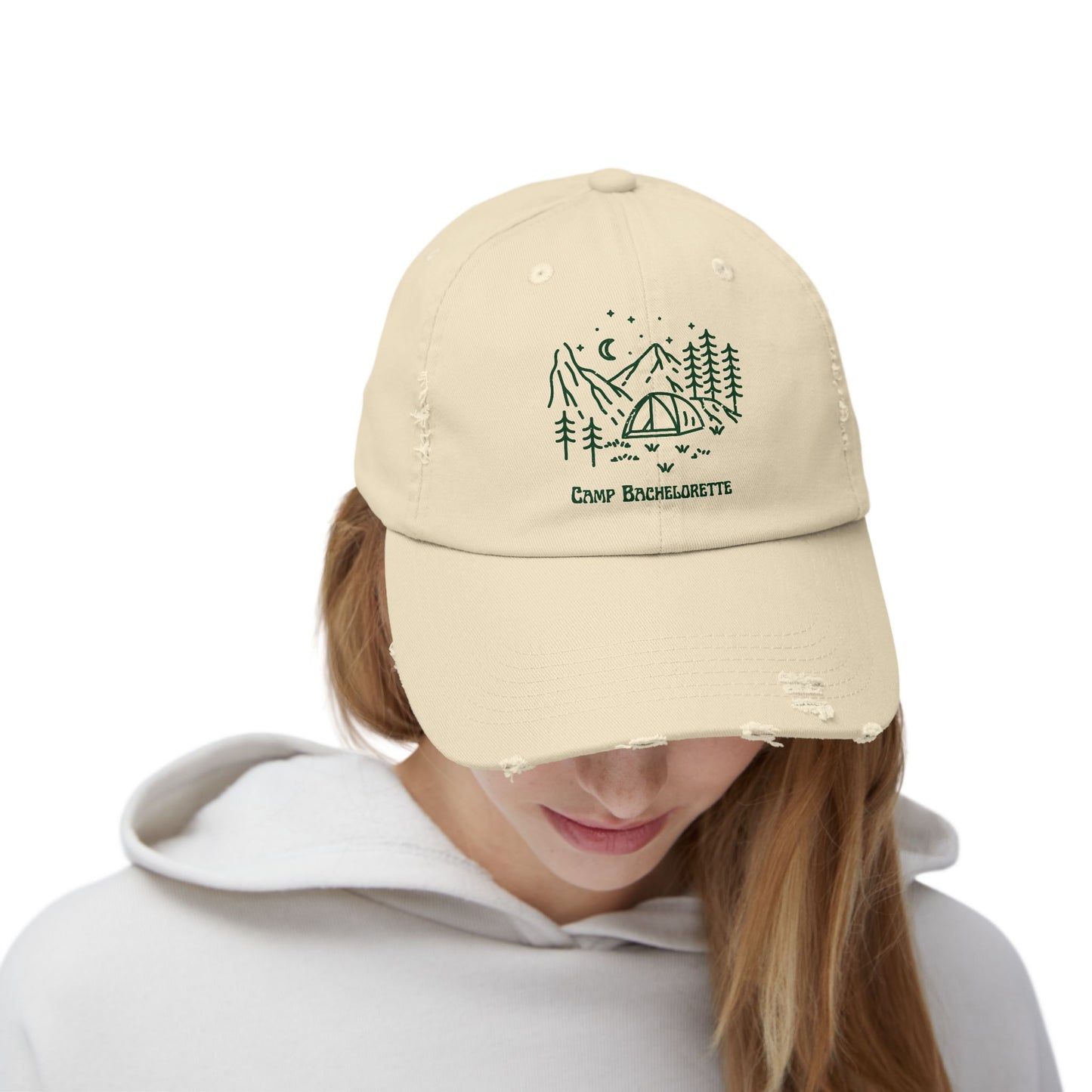 Camp Bachelorette Distressed Hat