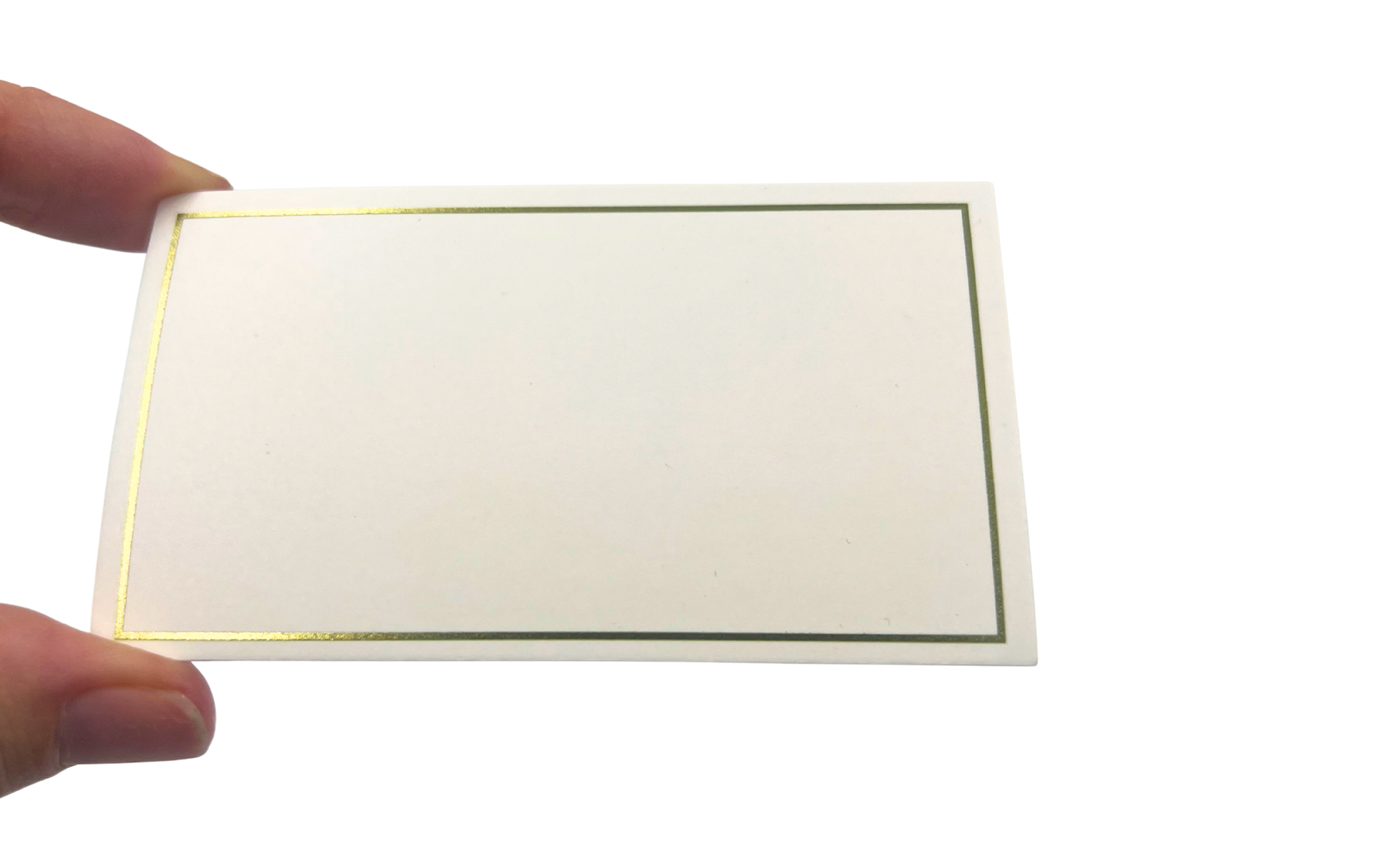 Premium smooth cardstock flat place cards, blank for handwritten guest names