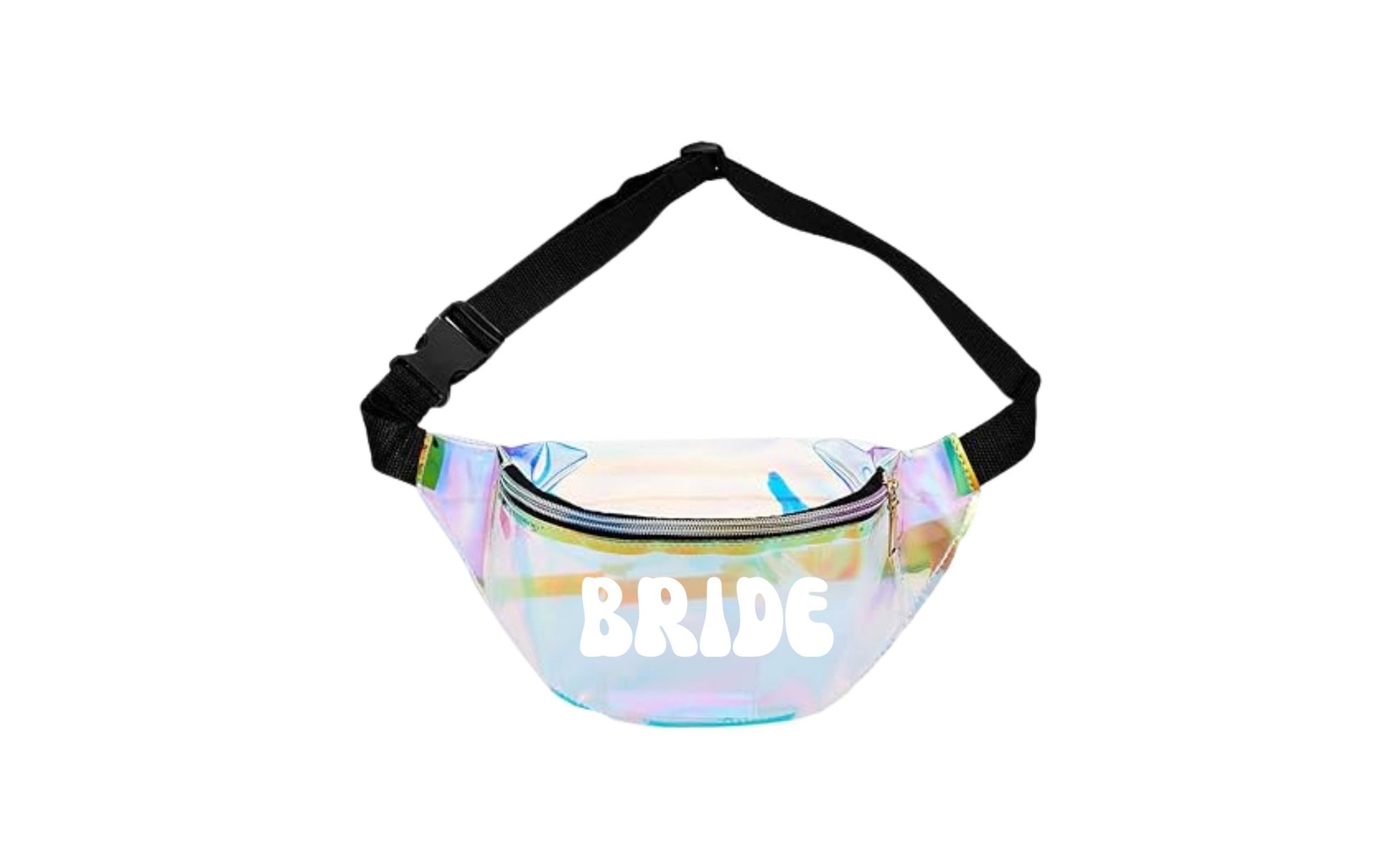 Custom Clear Holographic Fanny Pack Bachelorette Parties