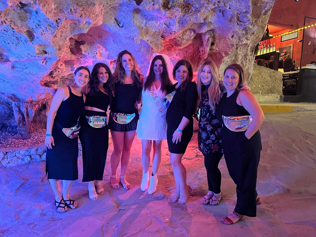 Custom Clear Holographic Fanny Pack Bachelorette Parties
