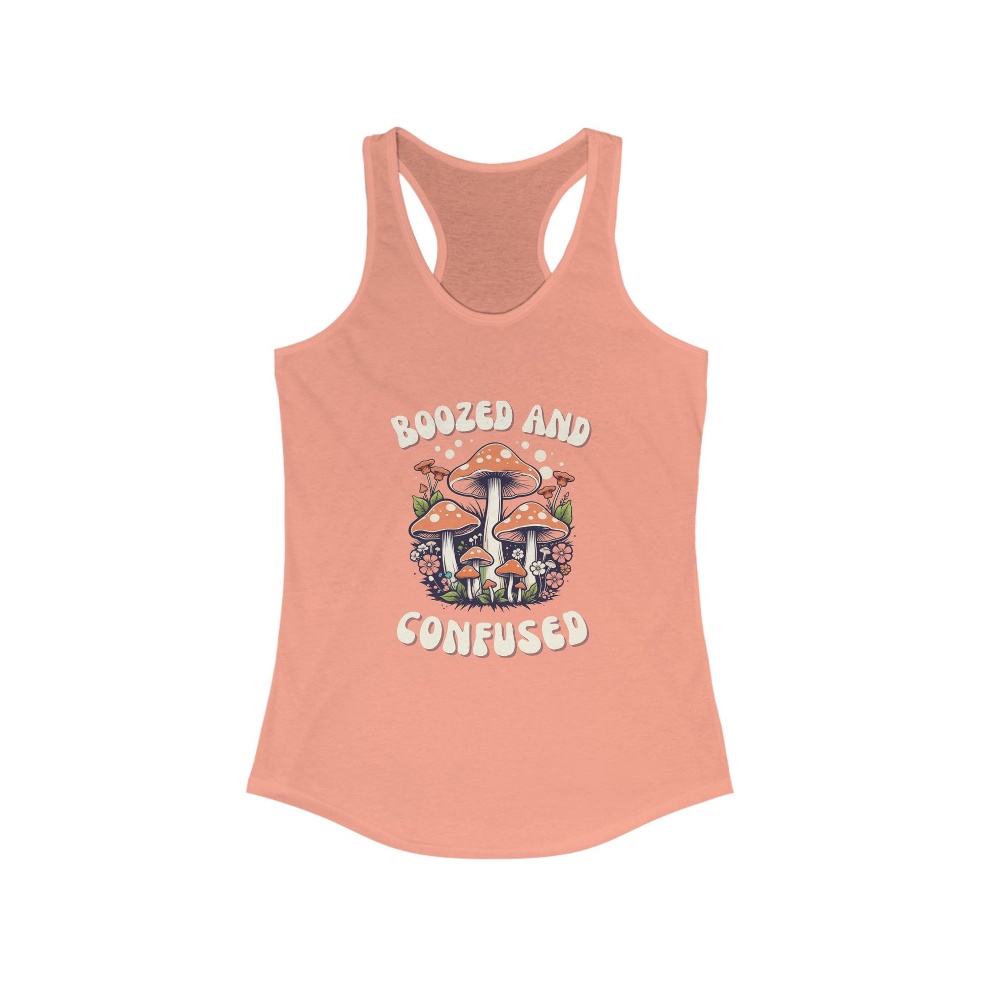 Dazed and Engaged Boozed and Confused Racerback Tank Tops