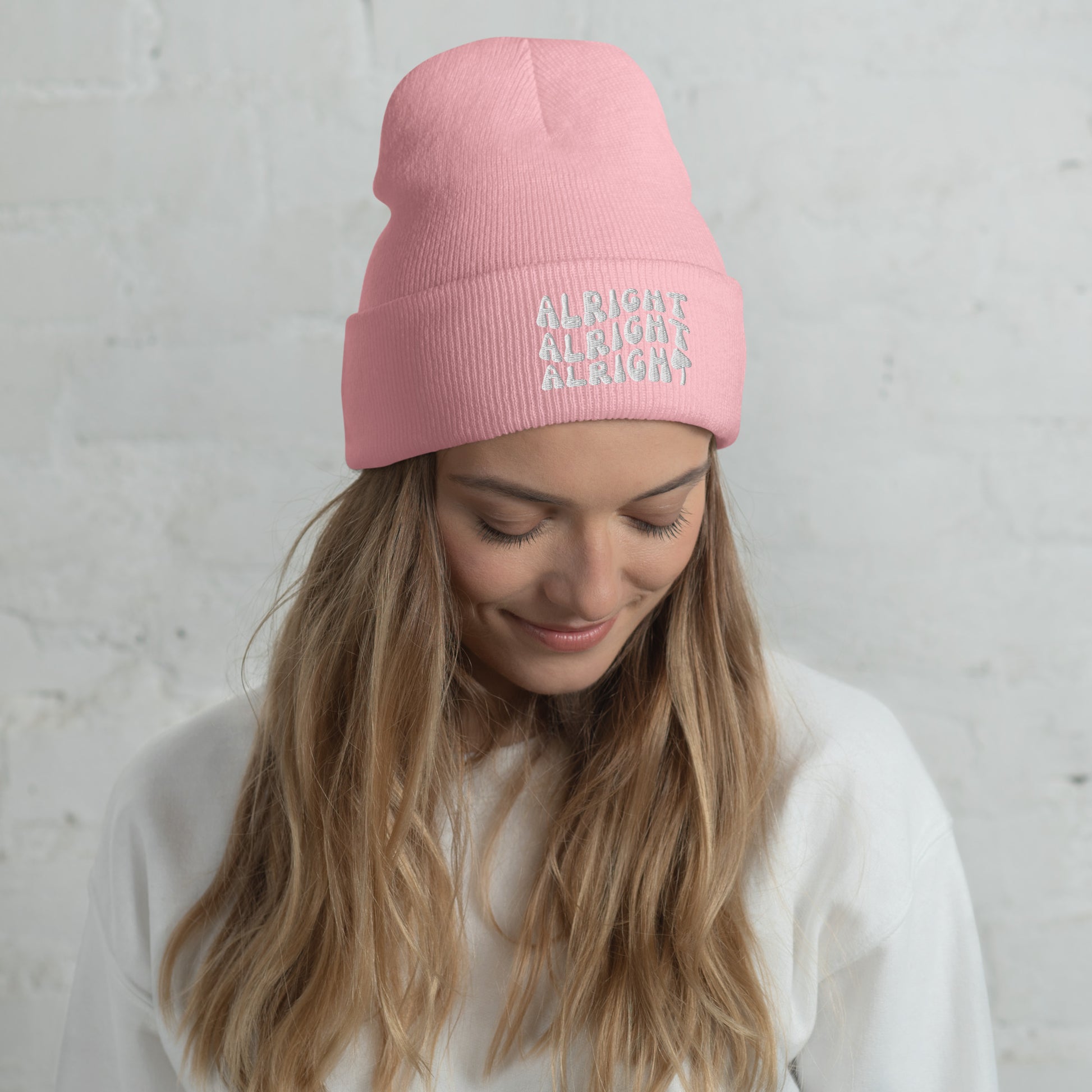 Edie Rose Alright Alright Alright Cuffed Beanie - Dazed and Engaged Bachelorette