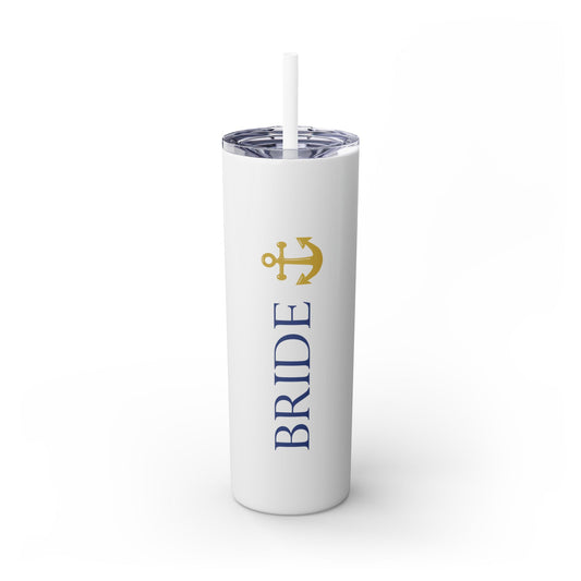 Bride Anchor Skinny 20oz Tumbler