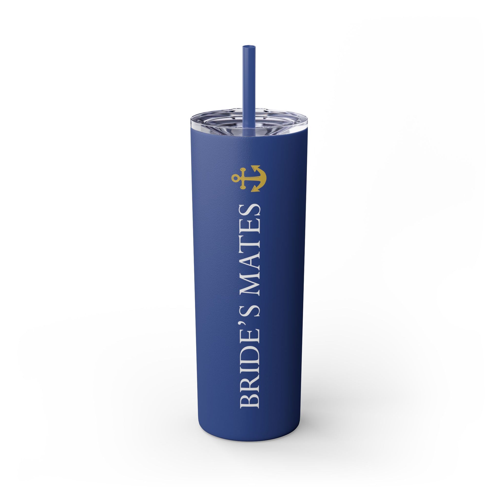 Blue Bride's Mates Skinny 20oz Tumblers