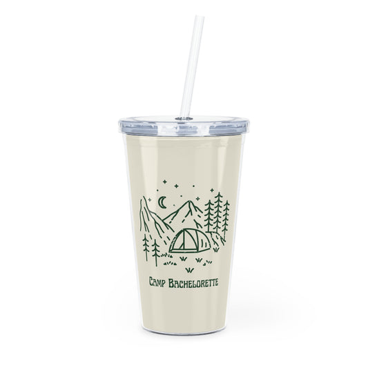 Edie Rose Camp Bachelorette Tumbler with Straw - 20oz, BPA-Free