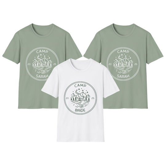 Custom Camp Bachelorette Softstyle T-Shirt