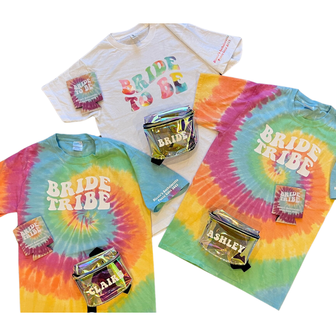 Custom Clear Holographic Fanny Pack Bachelorette Parties