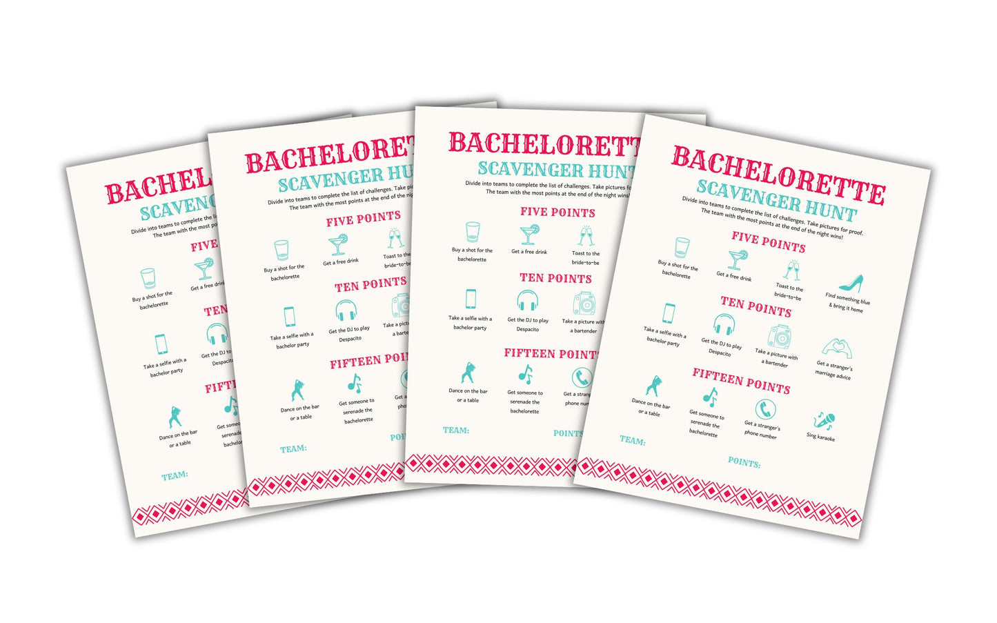 Final Fiesta Bachelorette Party Game Bundle