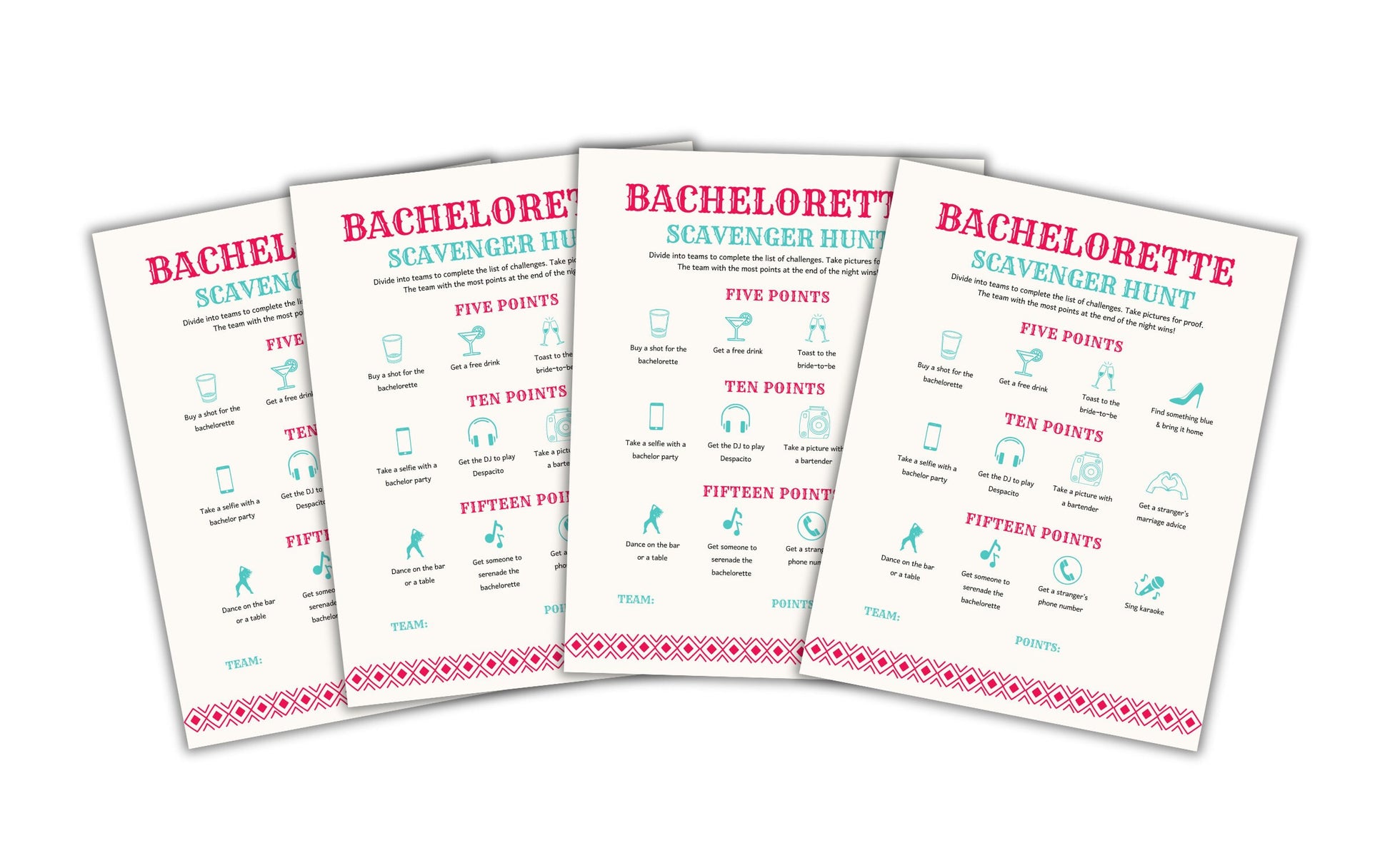 Final Fiesta Bachelorette Party Game Bundle