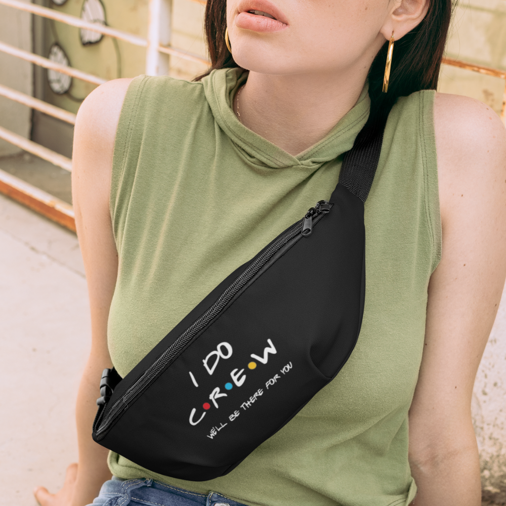 I Do Crew Fanny Packs, perfect for an Friends themed Bachelorette party!