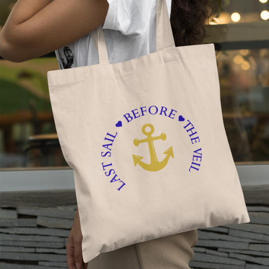 Last Sail Before the Veil Canvas Tote Bag