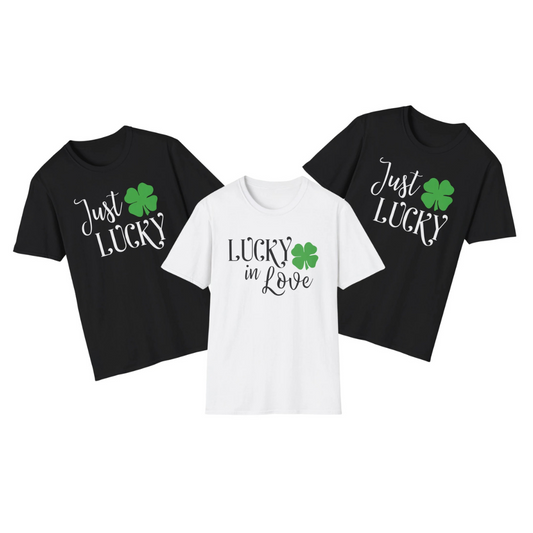 Lucky in Love, Just Lucky Bachelorette Shirts